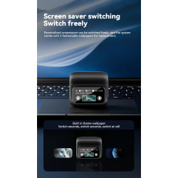 Kabelloser Ohrhörer mit Touchscreen